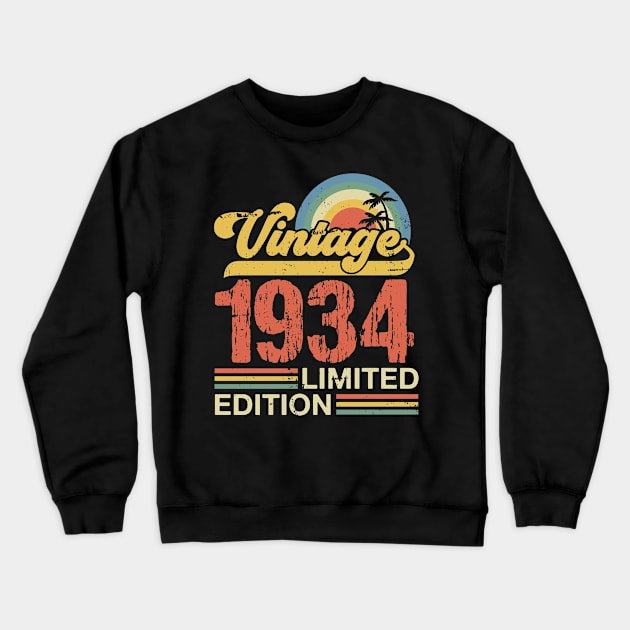 Retro vintage 1934 limited edition Crewneck Sweatshirt by Crafty Pirate 